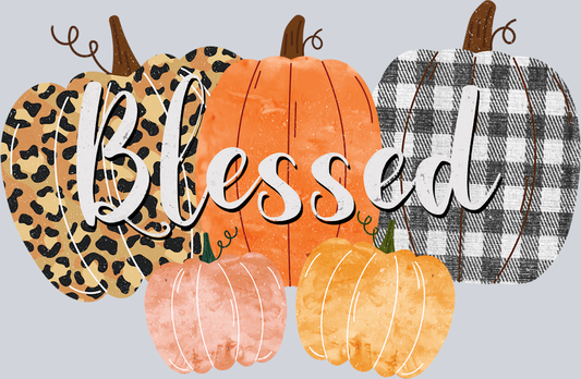 Blessed Autumn Fall Seasonal Design - STK01005 (DTF Transfers)