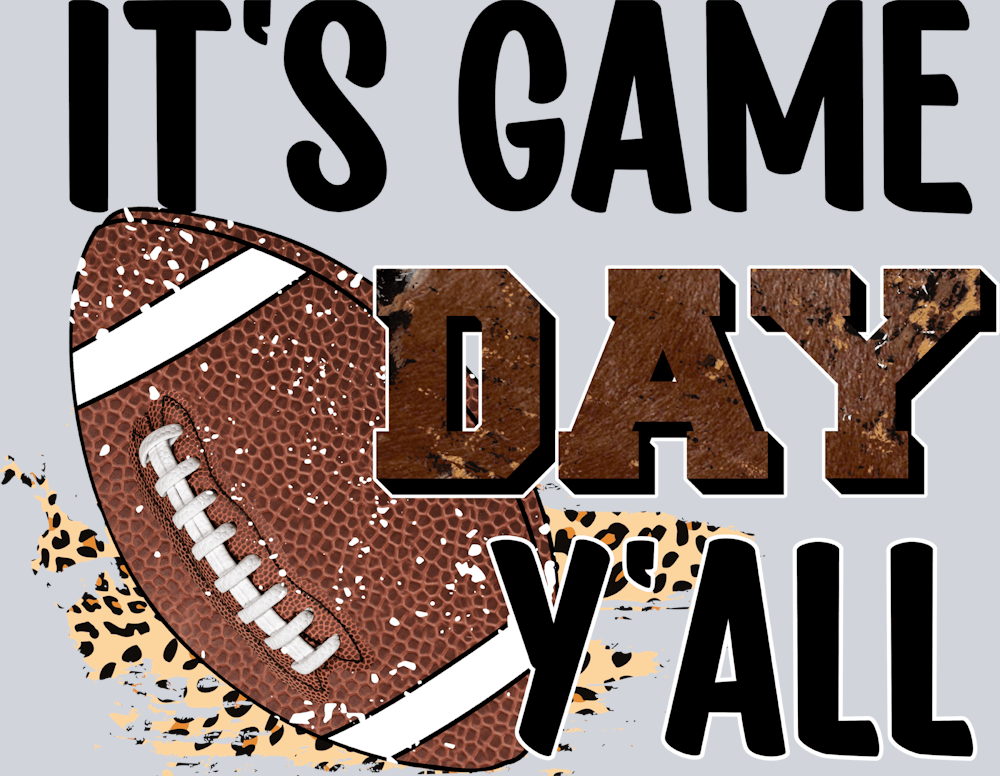 It's Game Day Y'all 1 - STK03267 (DTF Transfers)