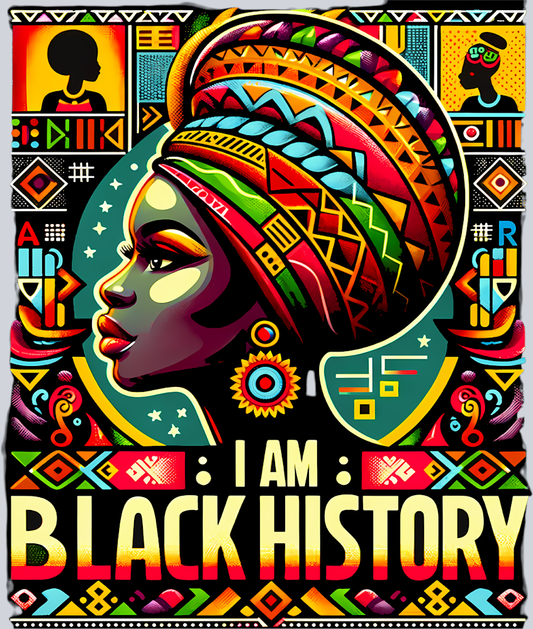 I Am Black History - STK02850 (DTF Transfers)