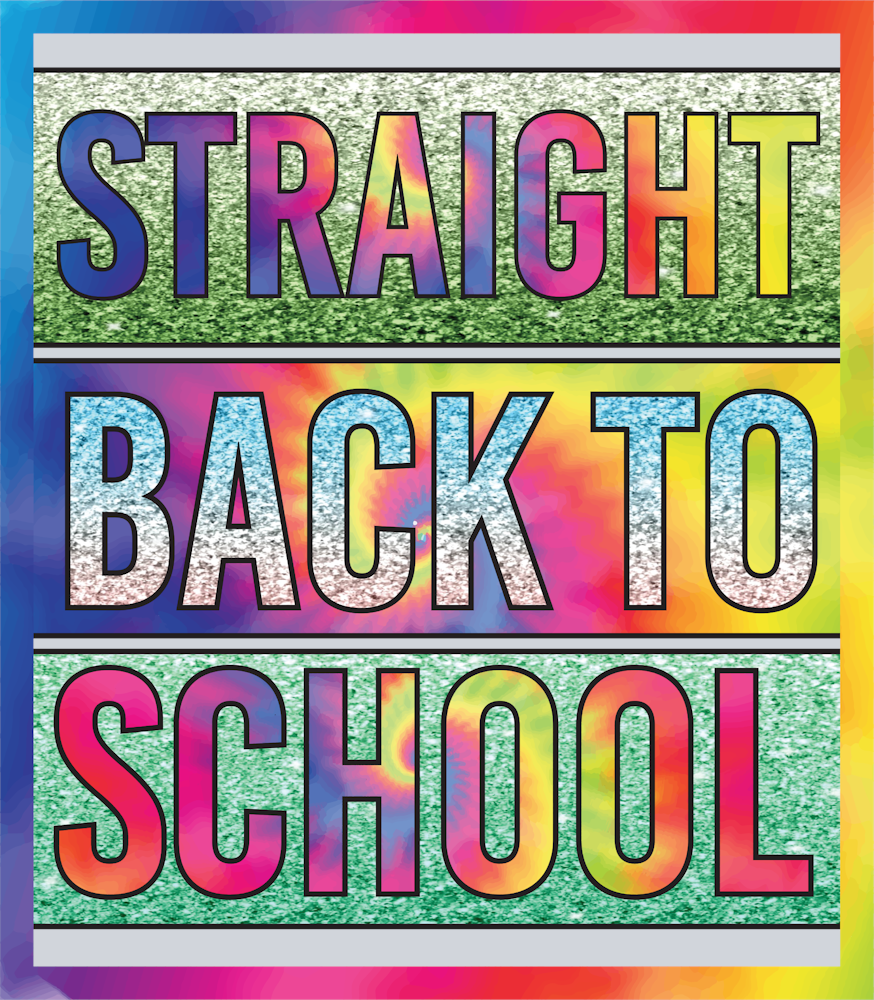 Straight Back To School - STK05823 (DTF Transfers)