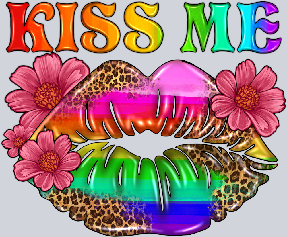 Kiss Me Lips - STK03489 (DTF Transfers)