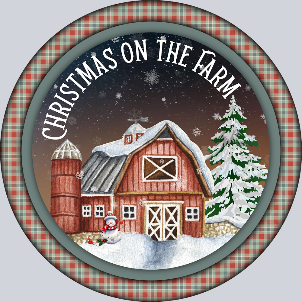 Christmas On The Farm - STK01327 (DTF Transfers)