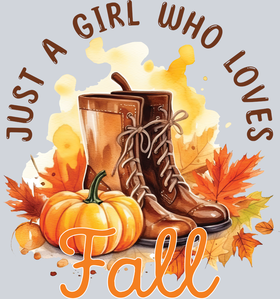 Just A Girl Who Loves Fall 3 - STK07215 (DTF Transfers)