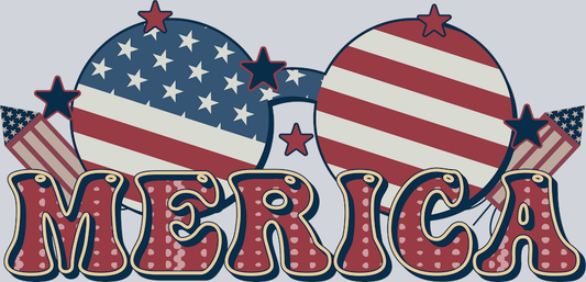 Merica Sunglasses 2 - STK04218 (DTF Transfers)