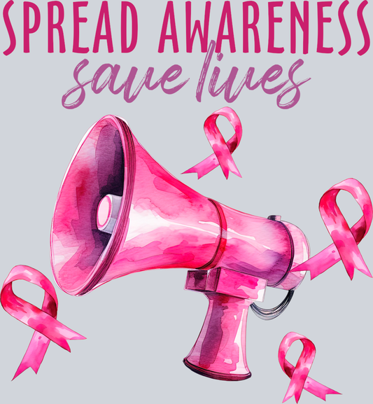 Spread Awareness Save Lives BCA - STK06872 (DTF Transfers)