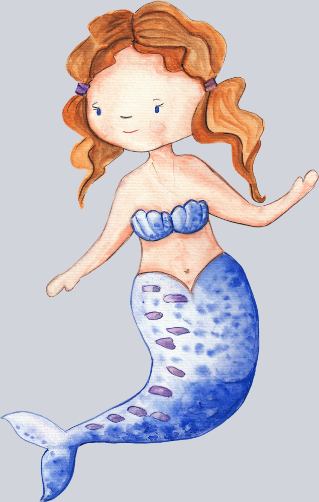 Fantasy Little Mermaid 7 - STK06652 (DTF Transfers)