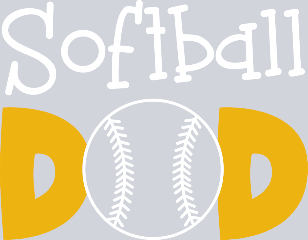 Softball Dad 1 - STK07347 (DTF Transfers)