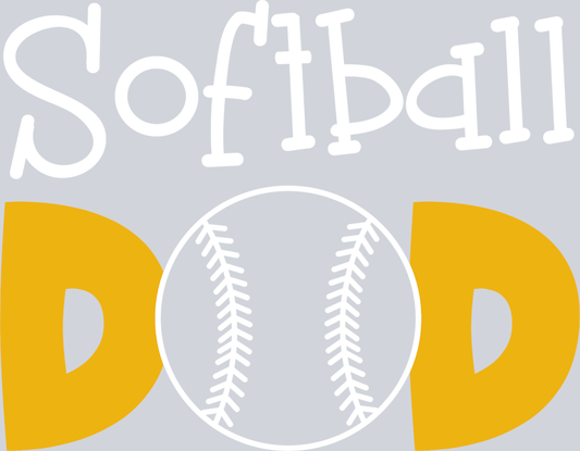 Softball Dad 1 - STK07347 (DTF Transfers)