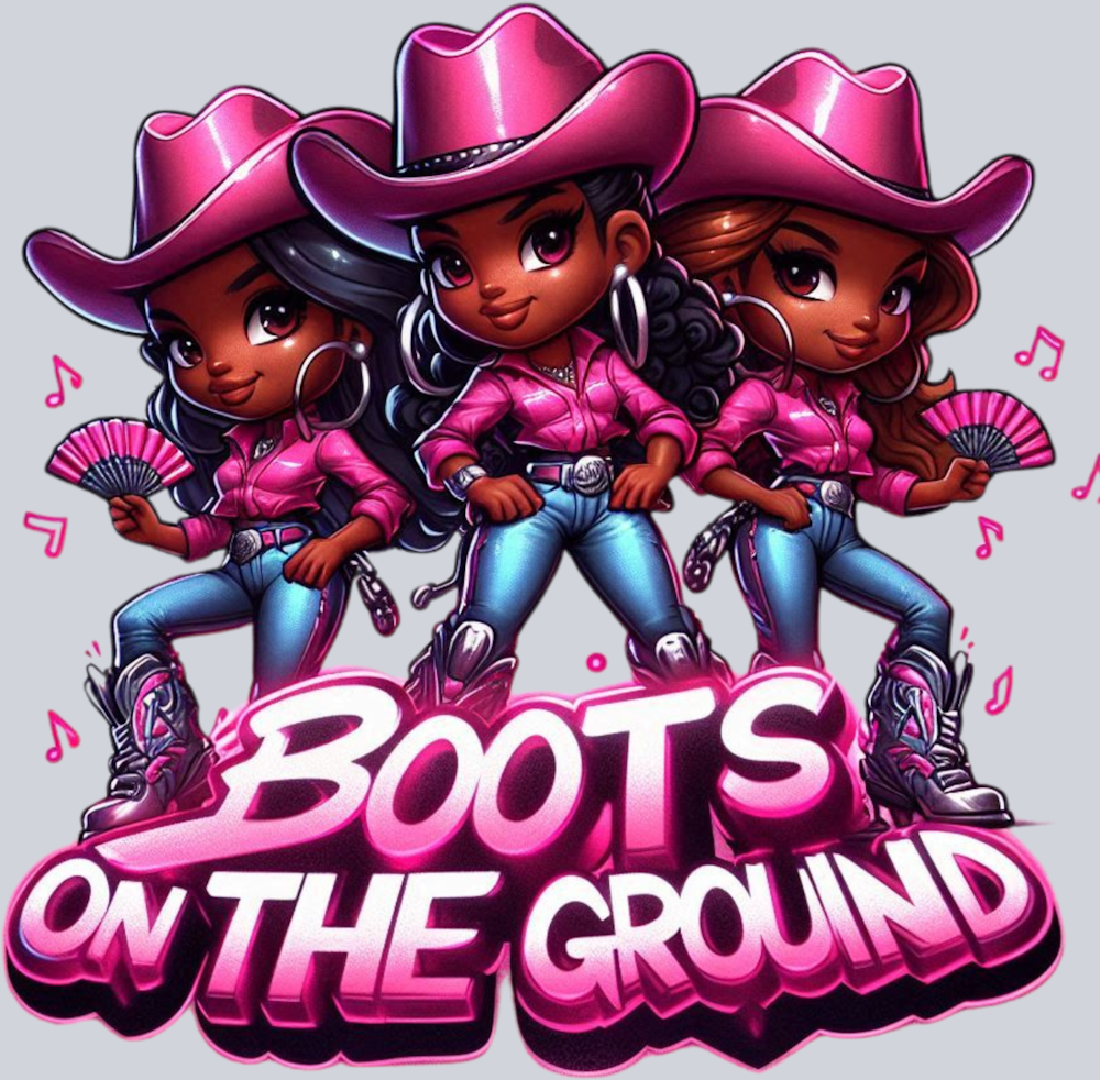Boots On The Ground Chibi - STK01088 (DTF Transfers)