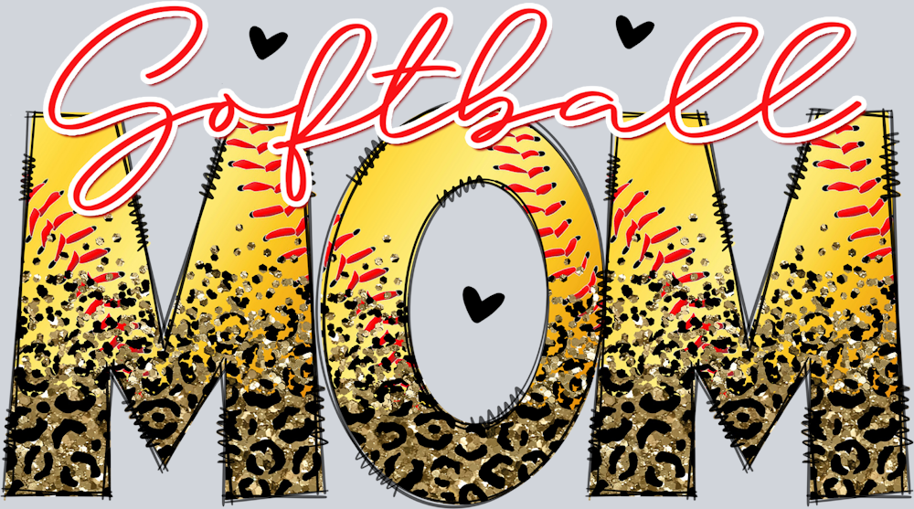Softball Mom 8 - STK07364 (DTF Transfers)
