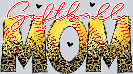 Softball Mom 8 - STK07364 (DTF Transfers)