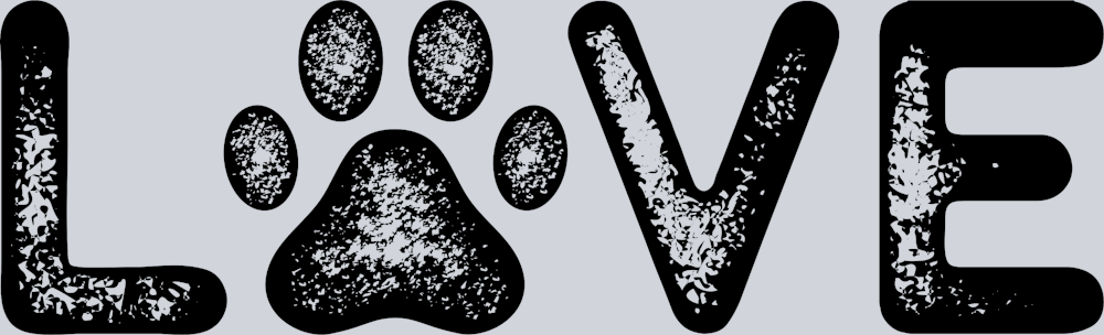 Love Paw Print 2 - STK03782 (DTF Transfers)