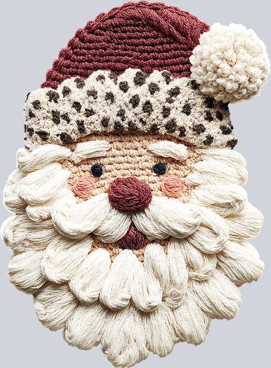 Faux Yarn Santa 3 - STK07511 (DTF Transfers)