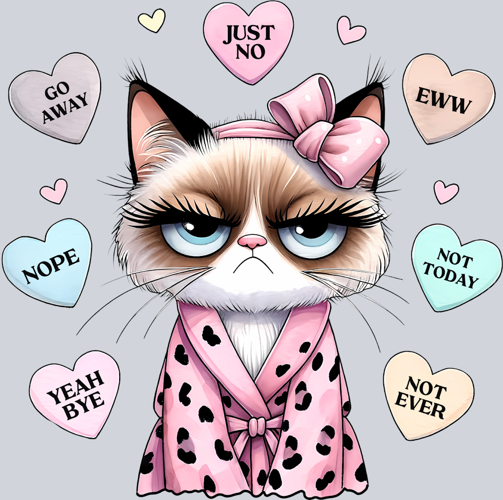 Kitty Conversation - STK03496 (DTF Transfers)