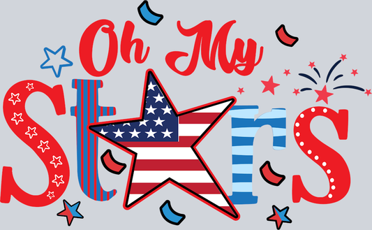 Oh My Stars - STK04575 (DTF Transfers)