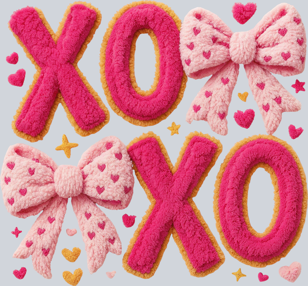 Fluffy XOXO - STK07624 (DTF Transfers)