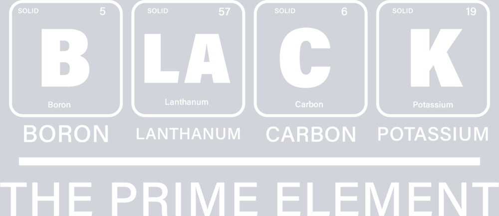 Black The Prime Element 4 - STK00950 (DTF Transfers)