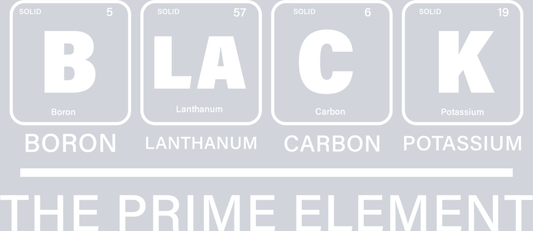Black The Prime Element 4 - STK00950 (DTF Transfers)