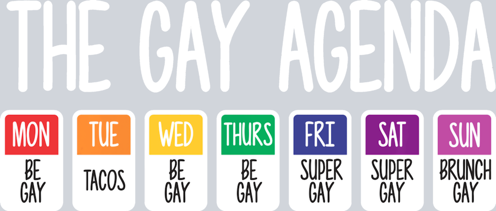 The Gay Agenda - STK06061 (DTF Transfers)