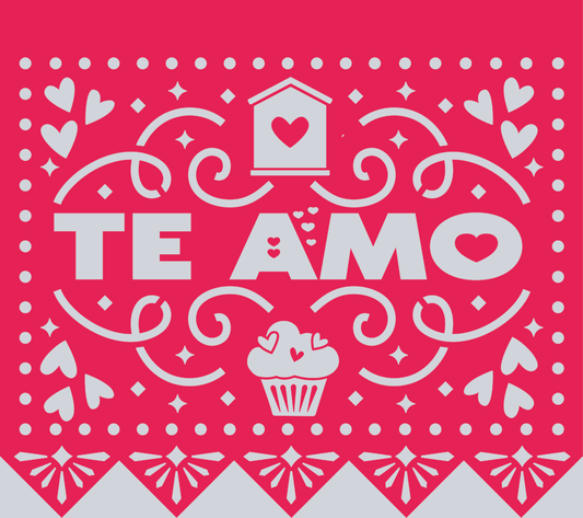 Papel Picado Te Amo - STK04682 (DTF Transfers)