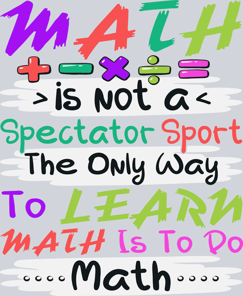 Math Is Not A Specatator Sport 2 - STK04133 (DTF Transfers)