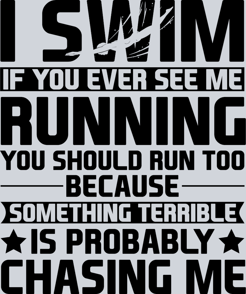 Sports If You Ever See Me Running Black - STK05702 (DTF Transfers)