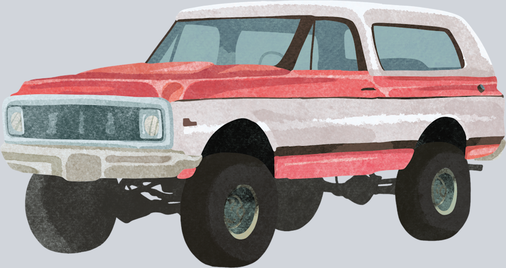 Classic Car 10 - STK06644 (DTF Transfers)