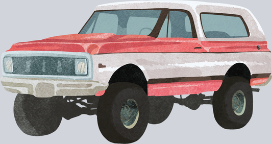 Classic Car 10 - STK06644 (DTF Transfers)