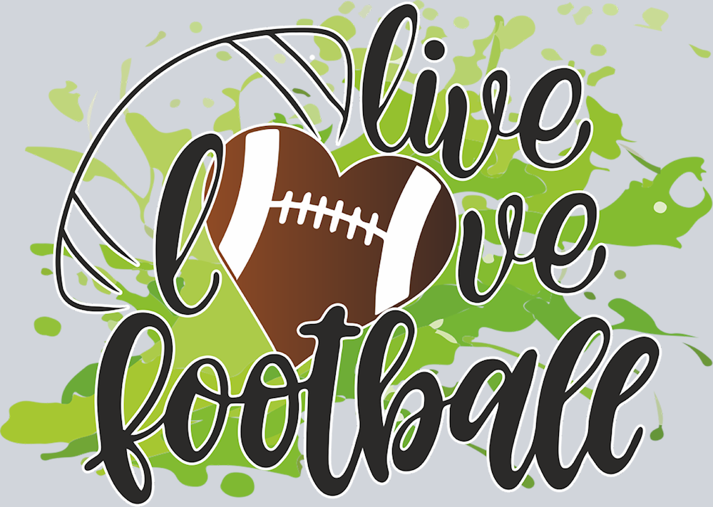 Live Love Football 1 - STK03647 (DTF Transfers)