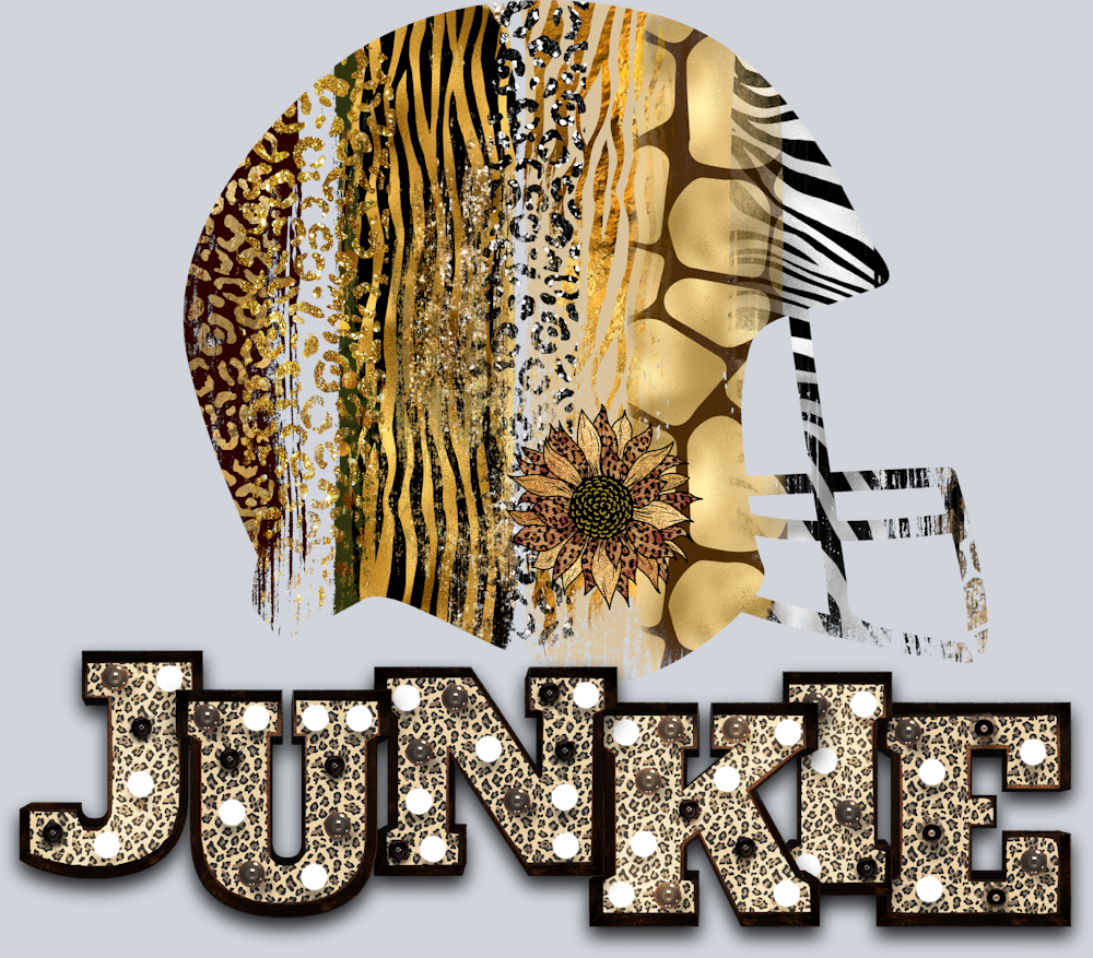 Football Junkie Leopard - STK02075 (DTF Transfers)