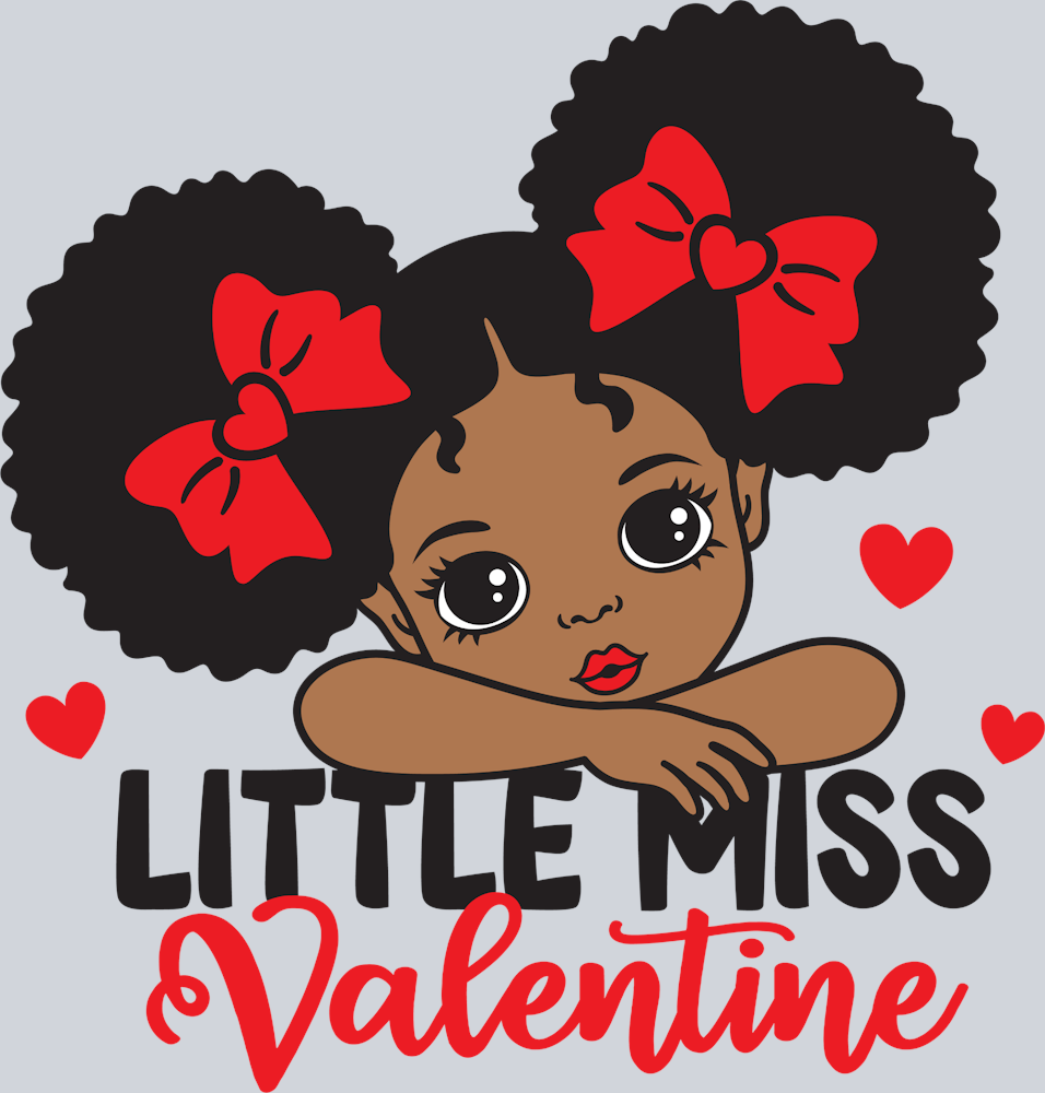 Little Miss Valentine - STK03639 (DTF Transfers)