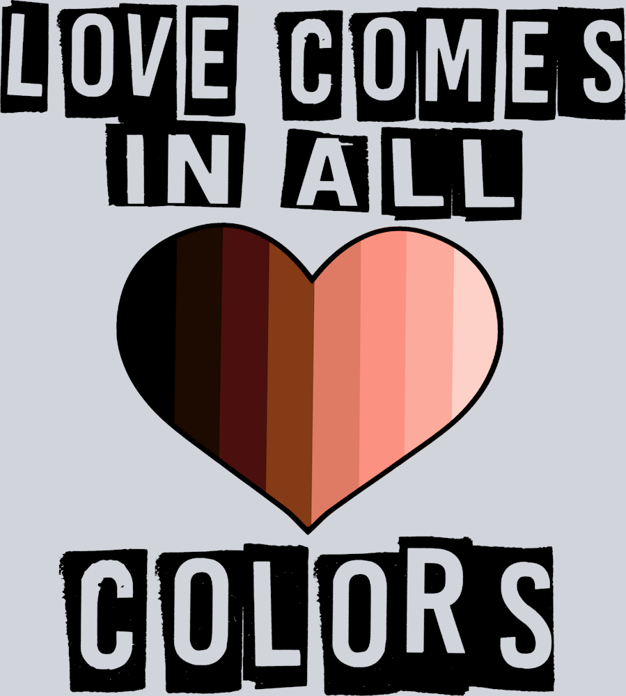 Love Comes In All Colors - STK03712 (DTF Transfers)
