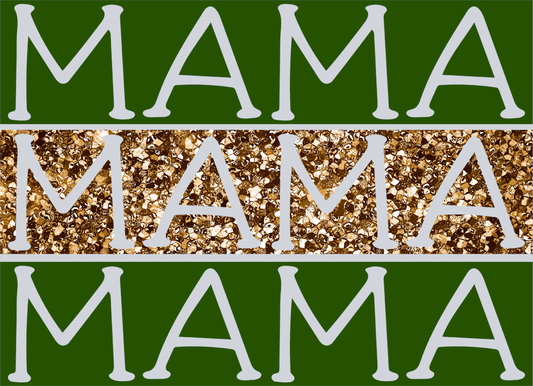 Lucky Mama Glitter - STK03875 (DTF Transfers)