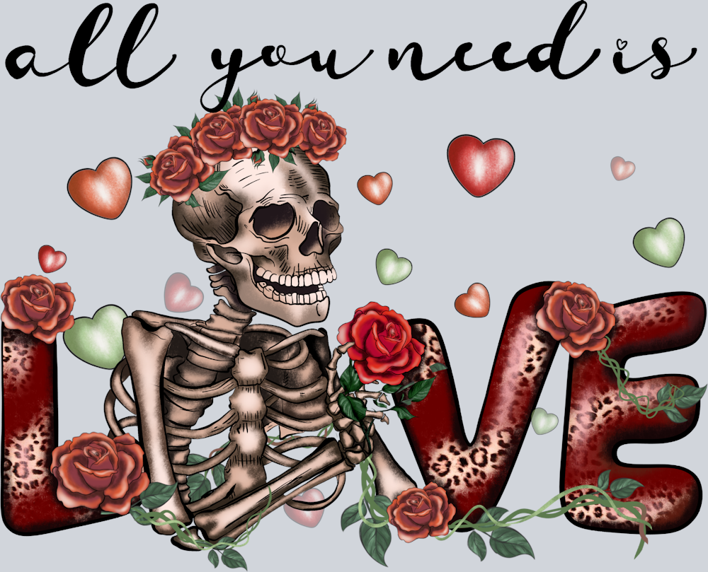 Skeleton Love - STK05503 (DTF Transfers)