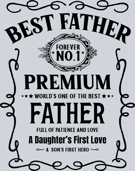 Fathers Day Black - STK01951 (DTF Transfers)