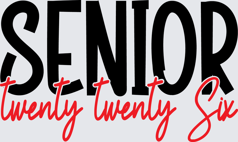 Senior Twenty Twenty Six 2 - STK07744 (DTF Transfers)