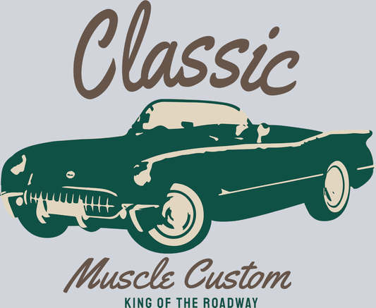 Classic Muscle Custom - STK01375 (DTF Transfers)
