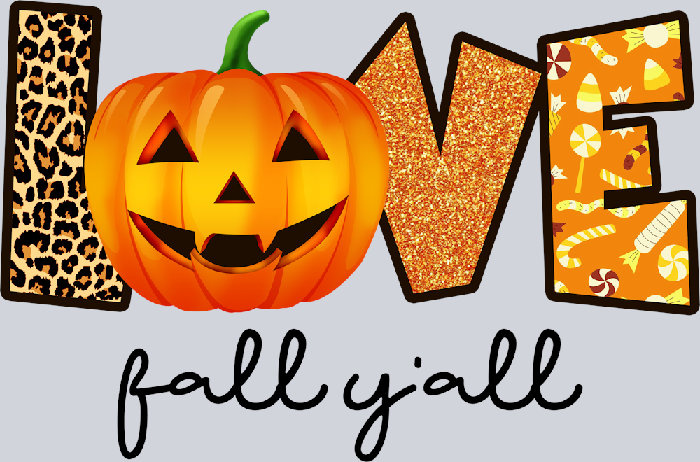 Love Fall Yall 1 - STK07224 (DTF Transfers)