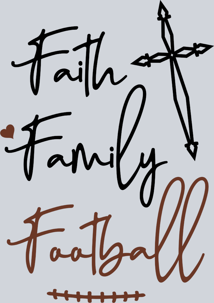 Faith Family Football 2 - STK01896 (DTF Transfers)