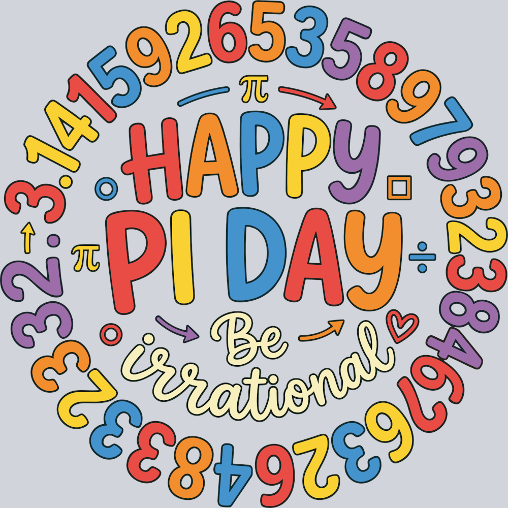 Happy Pi Day - STK07655 (DTF Transfers)