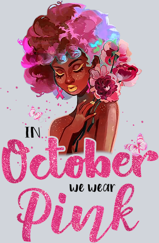 In October We Wear Pink - STK03190 (DTF Transfers)