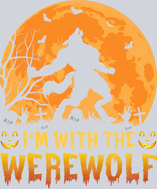 I'm With The Werewolf - STK03113 (DTF Transfers)