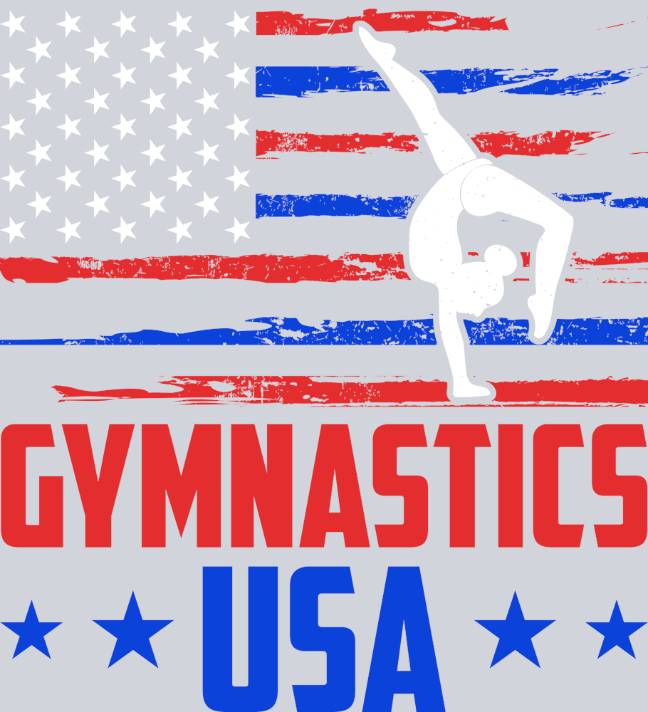 Gymnastics USA - STK07305 (DTF Transfers)