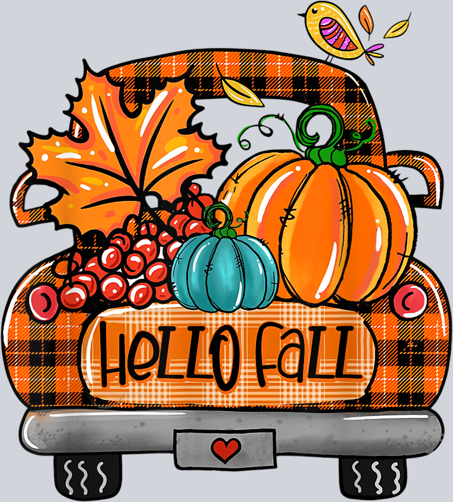 Hello Fall Truck - STK02690 (DTF Transfers)