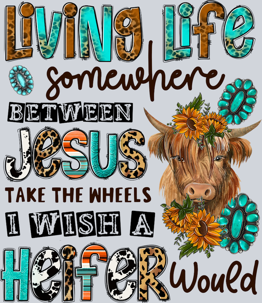 Living Life Somewhere - STK03668 (DTF Transfers)