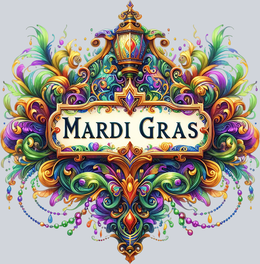 Mardi Gras 1 - STK03997 (DTF Transfers)
