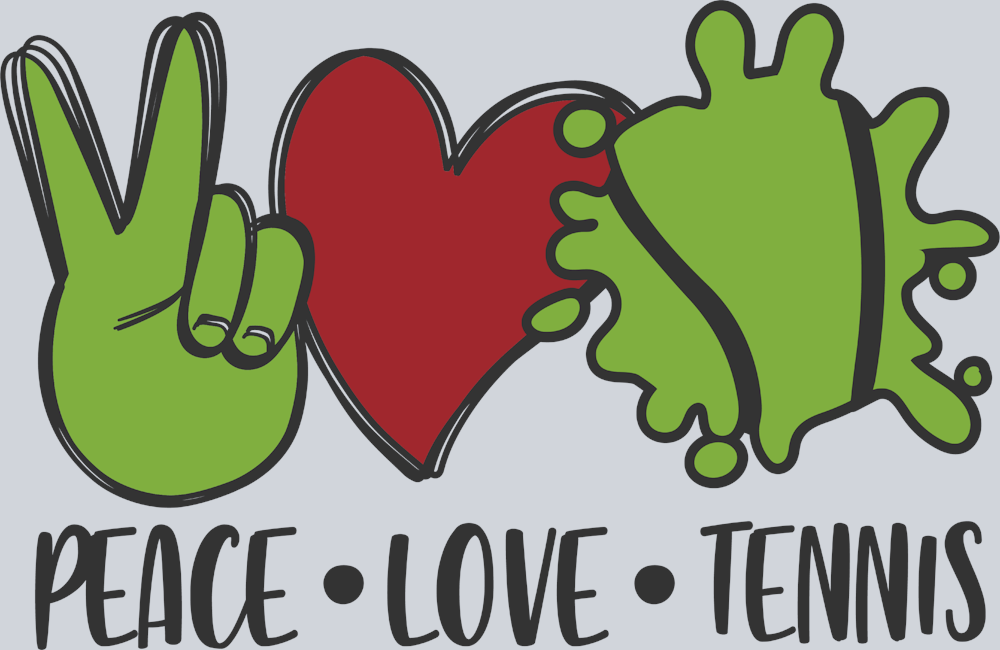Peace Love Tennis - STK04798 (DTF Transfers)