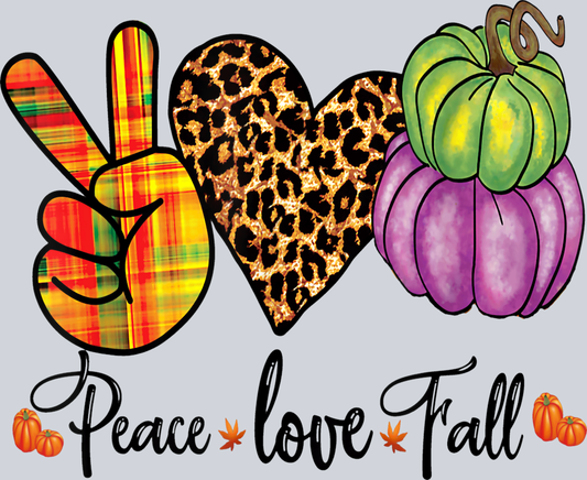 Peace Love Fall 18 - STK04745 (DTF Transfers)