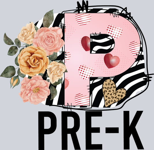 P Pre K - STK04673 (DTF Transfers)