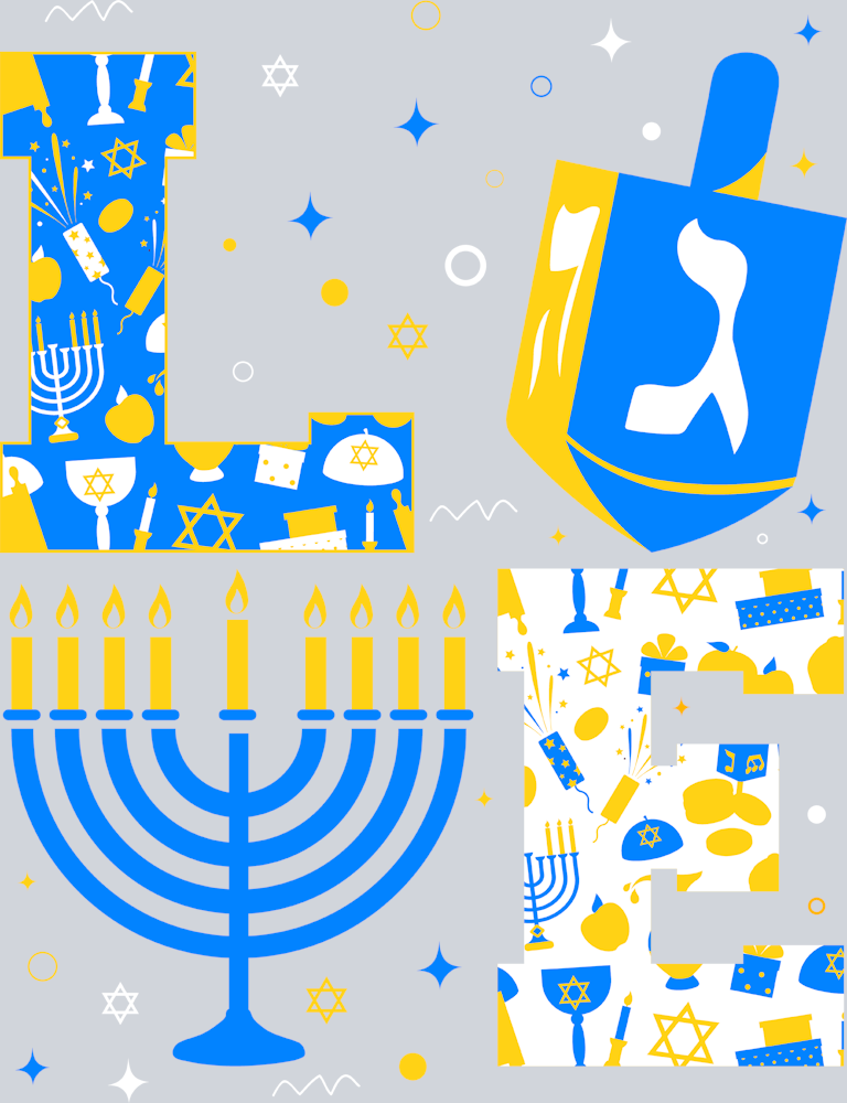 Hanukkah Love - STK02524 (DTF Transfers)